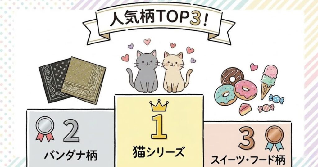 ボールアンドチェーンの人気柄ランキングTOP3!