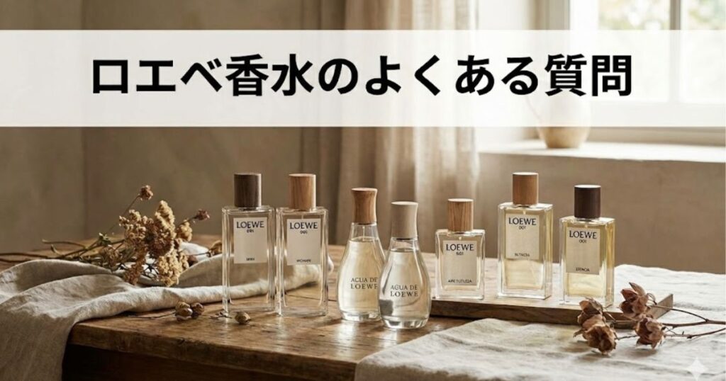 ロエベ香水のよくある質問