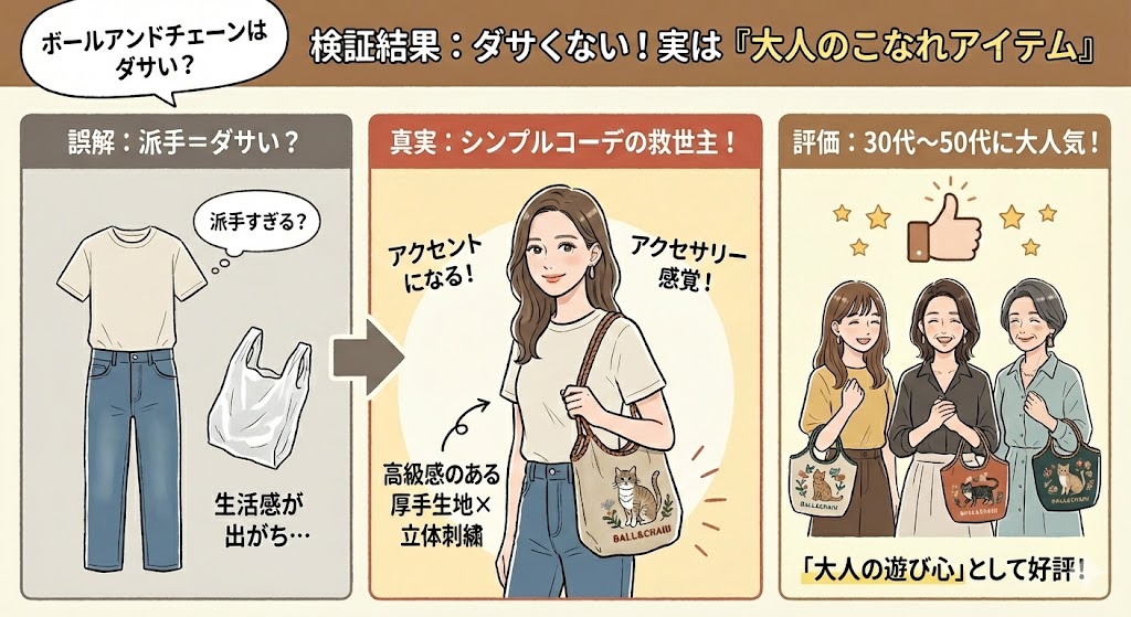 ボールアンドチェーンはダサい?