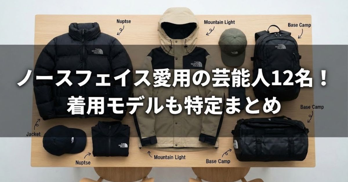 ノースフェイス愛用の芸能人12名!着用モデルも特定まとめ
