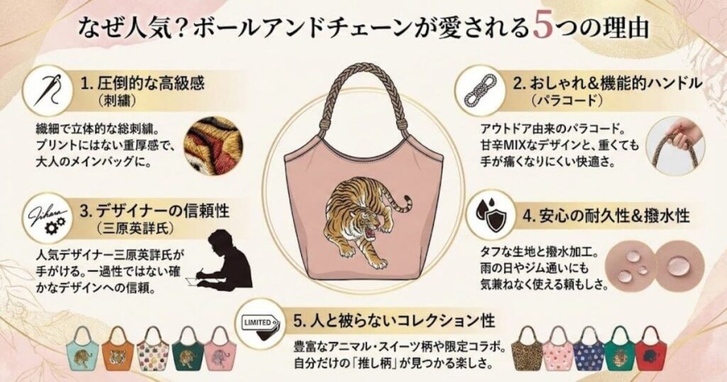 ボールアンドチェーンはなぜ人気？支持される理由