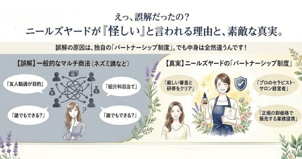 「マルチ（ネットワークビジネス）」と誤解される理由