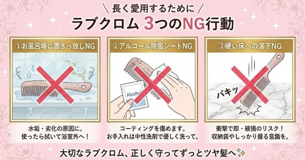 ラブクロム購入前に知っておくべき3つのNG行為