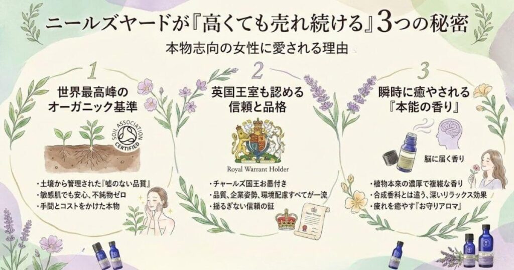ニールズヤードが「高くても売れ続ける」3つの理由