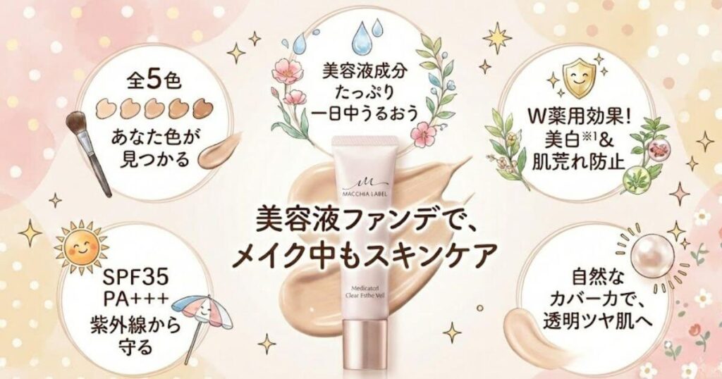 マキアレイベル　ファンデーション