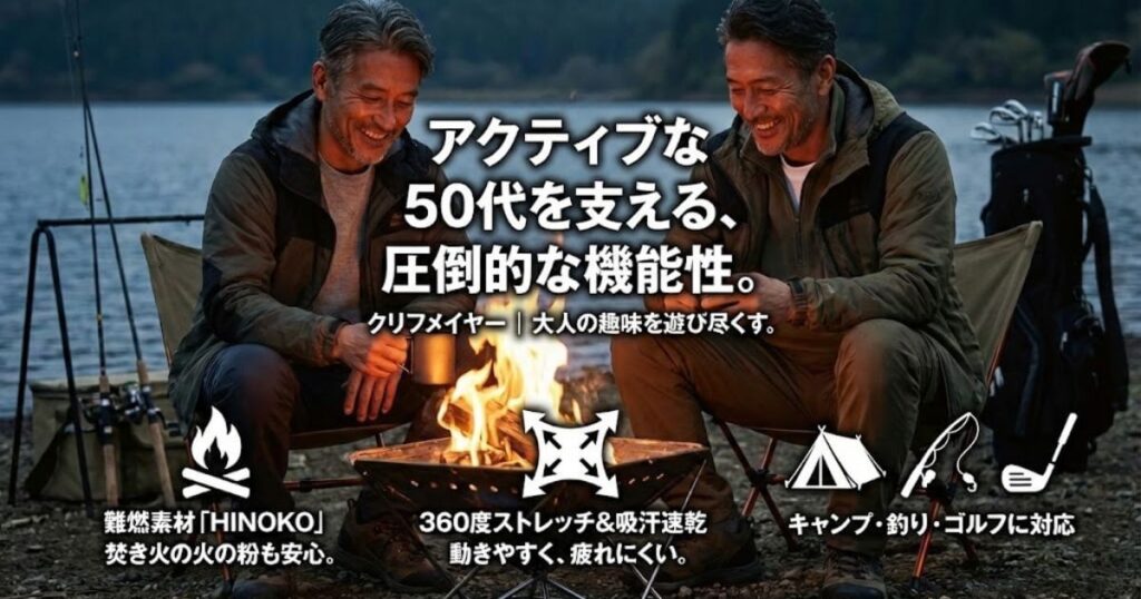 アクティブな50代を支える機能性
