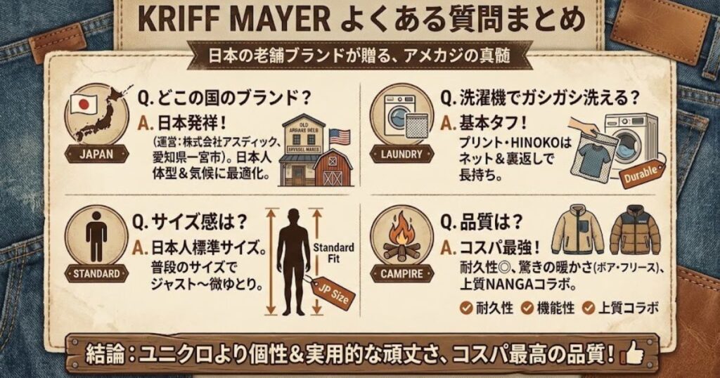 芸能人も愛用？クリフメイヤーのよくある質問