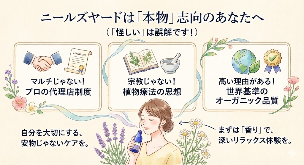 結論：ニールズヤードは怪しくない。「本物」を知りたい人のためのブランド