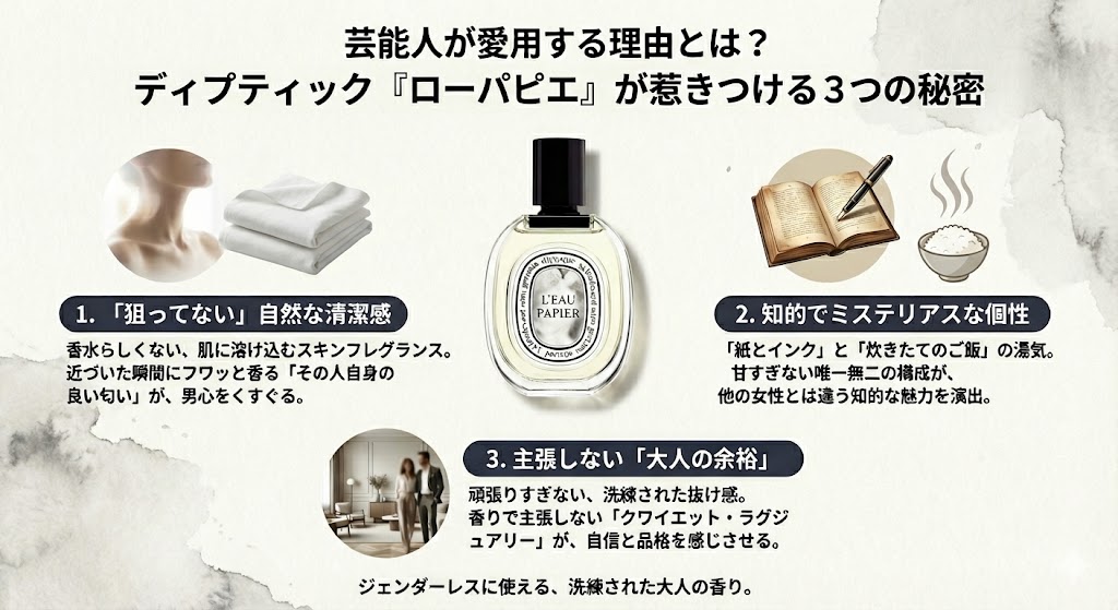 ディプティック「ローパピエ」が芸能人やプロに愛用される理由
