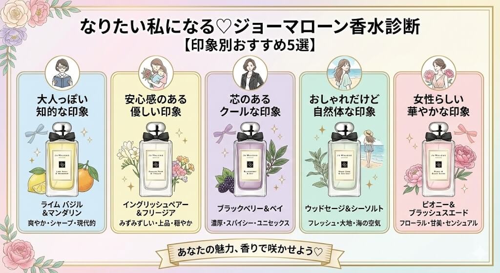 【なりたい印象別】ジョーマローンおすすめの香水
