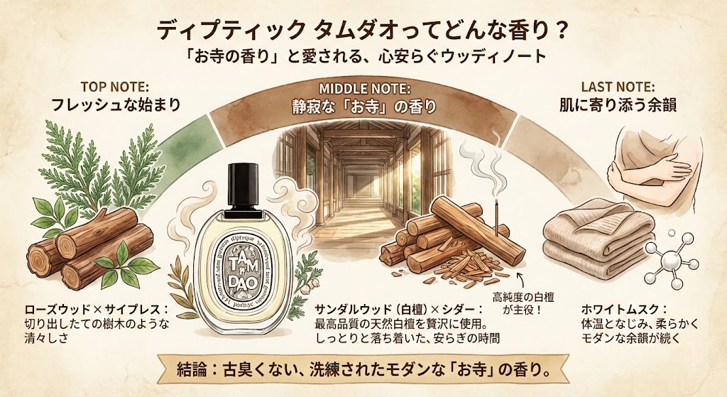 タムダオはどんな香り？