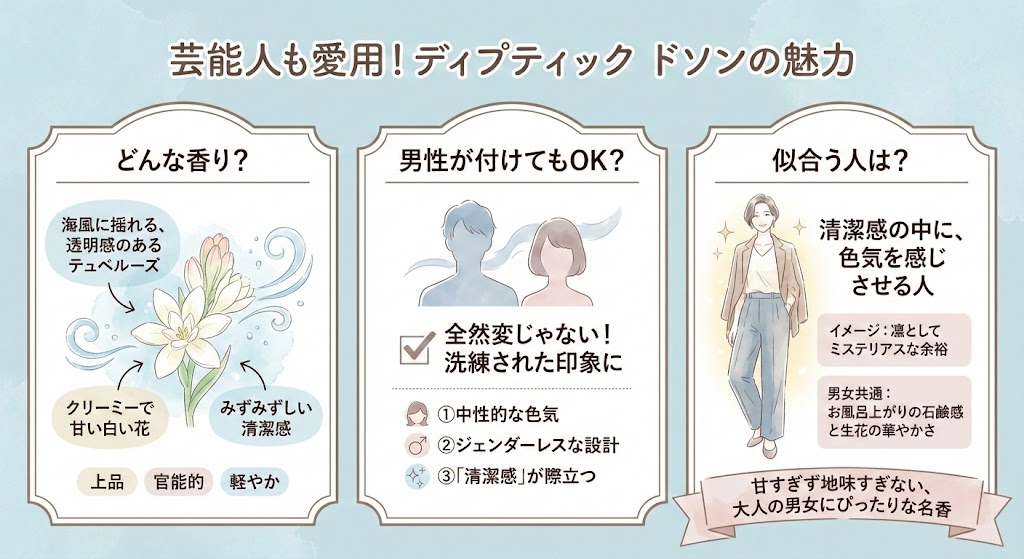 芸能人も愛用「ディプティックドソン」のよくある質問