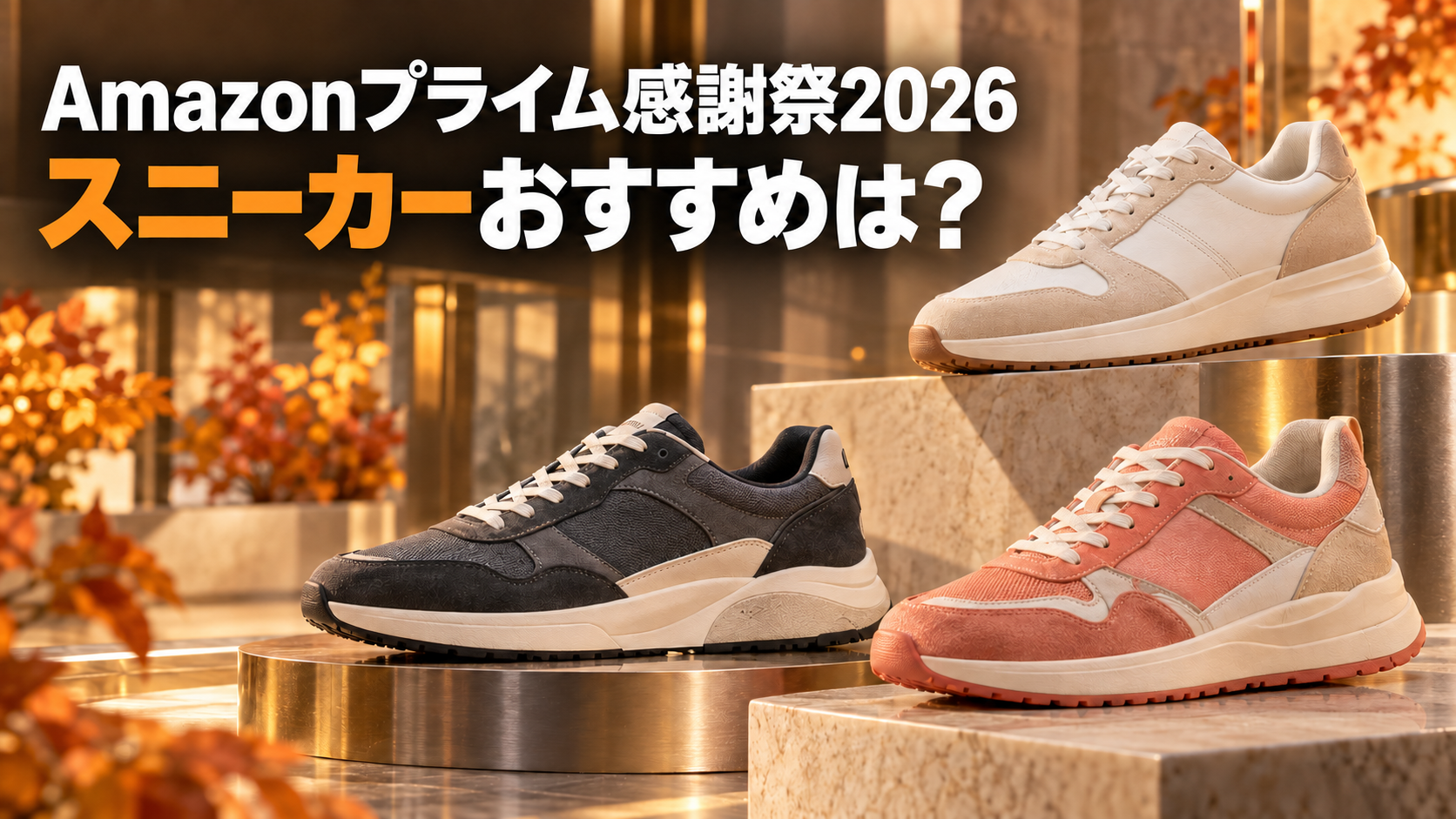 Amazonプライム感謝祭2026スニーカーおすすめは？最大49％オフでお得！